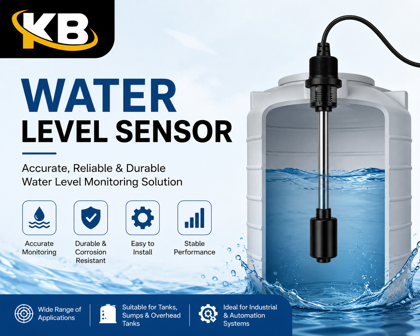 Water Level Sensor – Complete Guide for Smart Water Monitoring and Management