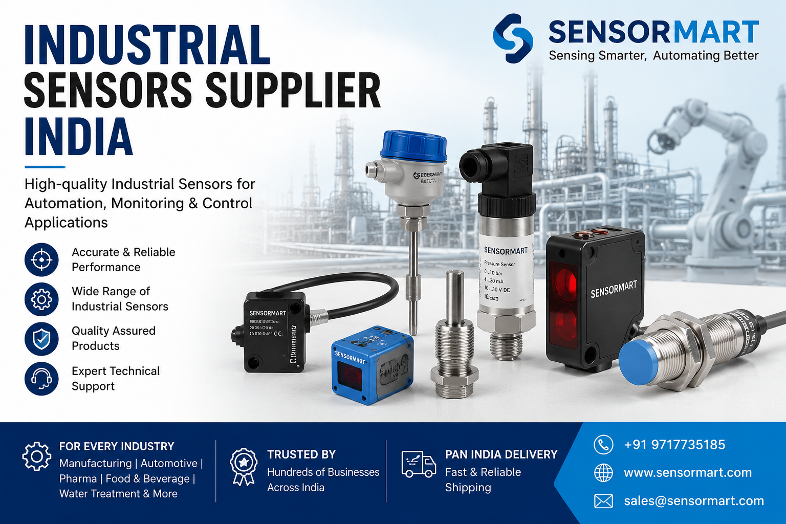Industrial Sensors Supplier India: Powering Smart Industrial Automation